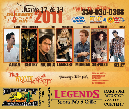 Country Fest 2011, June 17th and 18th call 330-930-0398 for tickets