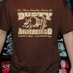 Dusty Armadillo Distressed Full Logo T-Shirt
